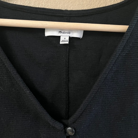 Madewell Texture & thread button front tie tank - Picture 5 of 8